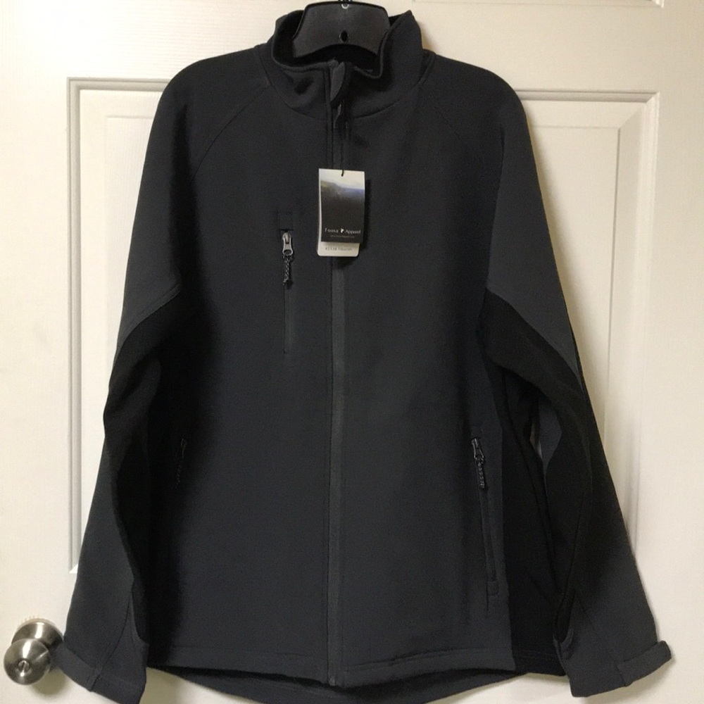 FOSSA APPAREL ZIP UP JACKET. NWT. MEN’S SIZE L